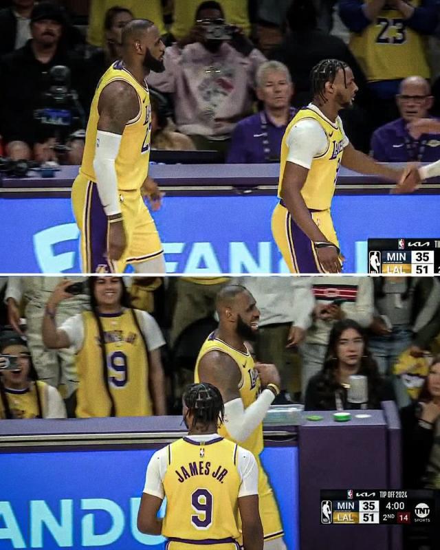 优直播在线-父子同台创造历史！詹姆斯：人生最棒的时刻之一